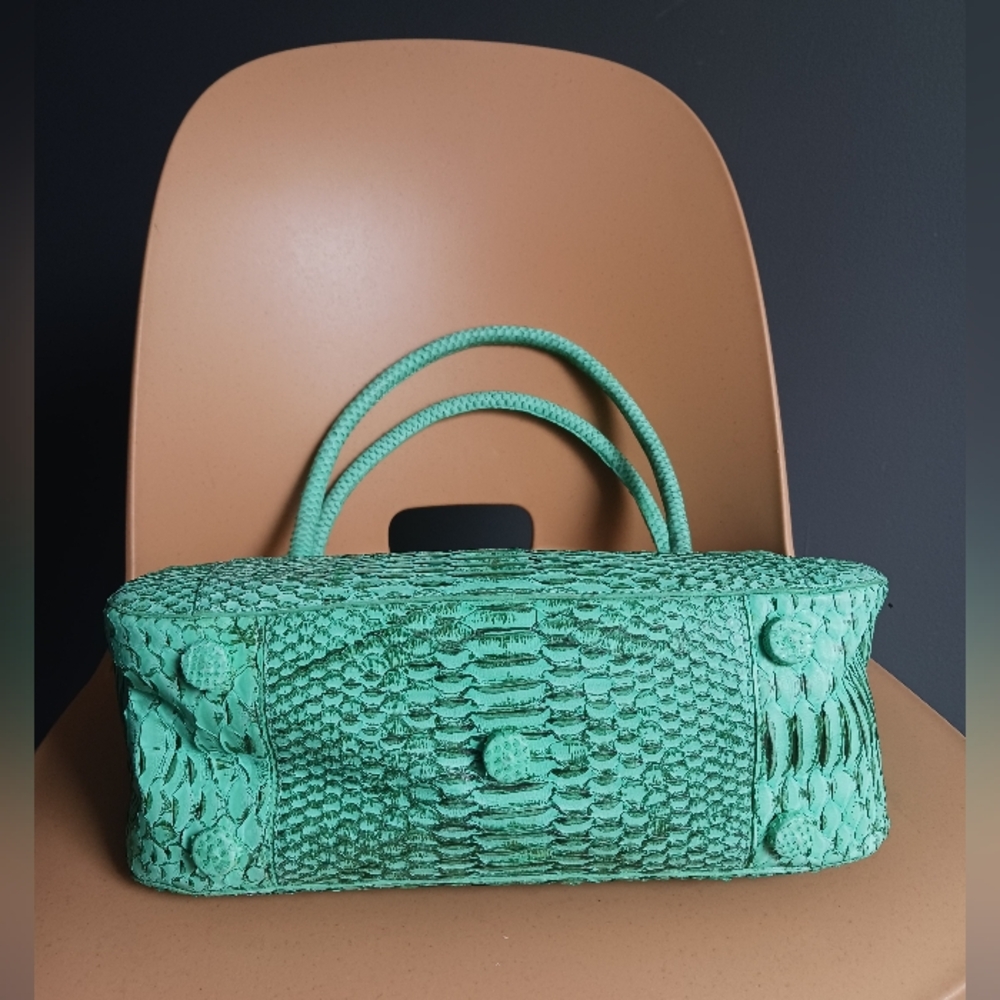 NWT Nancy Gonzalez Genuine Python Bivittatus Shou… - image 12